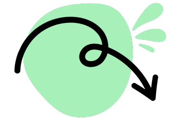 green squiggles